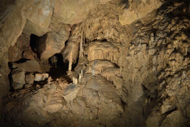 Cave with dripstones